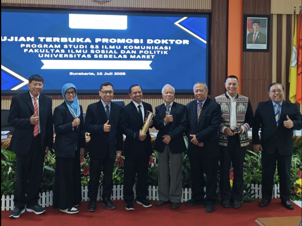 Selamat! IAHN Gde Pudja Mataram Miliki Doktor Ilmu Komunikasi Pertama, I Wayan Sutama Lulus Sidang Terbuka di UNS