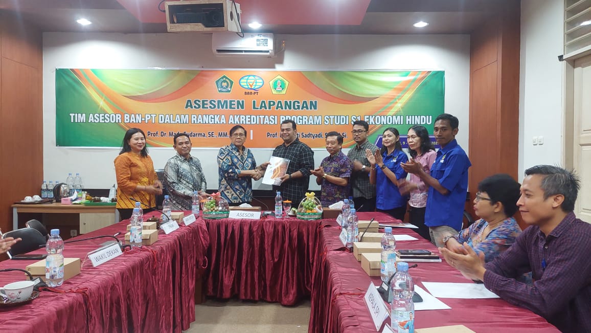 LPM Dampingi Asesmen Lapangan Akreditasi Prodi S1 Ekonomi Hindu, Komitmen Menjaga Mutu